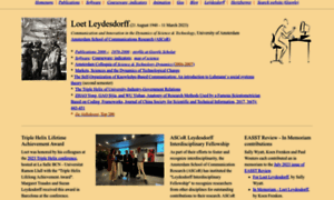 Leydesdorff.net thumbnail