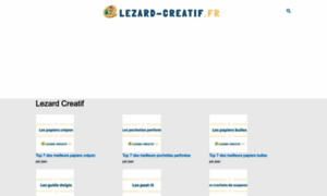 Lezard-creatif.fr thumbnail