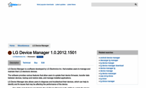 Lg-device-manager.updatestar.com thumbnail