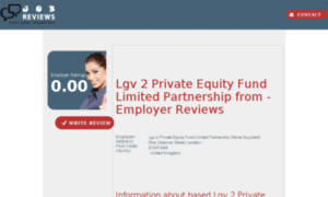Lgv-2-private-equity-fund-limited-partnership.job-reviews.co.uk thumbnail
