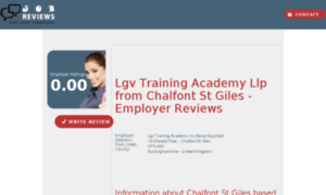 Lgv-training-academy-llp.job-reviews.co.uk thumbnail