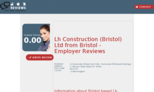 Lh-construction-bristol-ltd.job-reviews.co.uk thumbnail