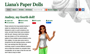 Lianaspaperdolls.com thumbnail