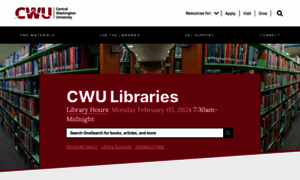 Lib.cwu.edu thumbnail