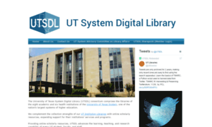 Lib.utsystem.edu thumbnail