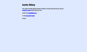 Libbey.me thumbnail