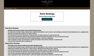 Libcal.oakland.edu thumbnail