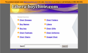 Libera-boychoir.com thumbnail