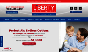 Libertycomfortsystems.com thumbnail