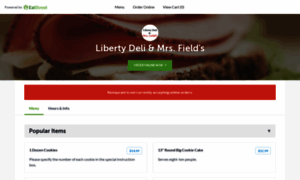 Libertydeliandmrsfields.com thumbnail
