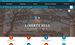 Libertyhilltx.gov thumbnail