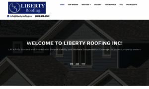 Libertyroofing.ca thumbnail