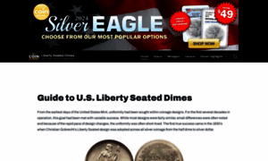 Libertyseateddime.com thumbnail