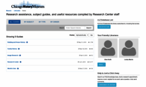 Libguides.chicagohistory.org thumbnail