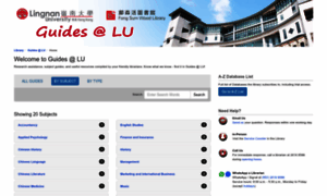 Libguides.ln.edu.hk thumbnail