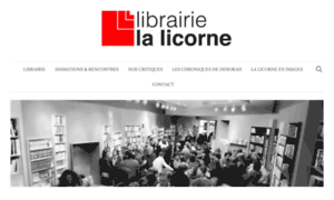 Librairie-lalicorne.be thumbnail
