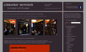 Librairiemonnier.com thumbnail