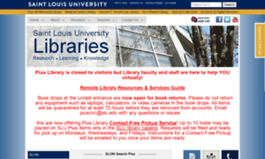 Libraries.slu.edu thumbnail