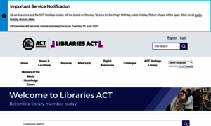 Library.act.gov.au thumbnail