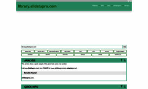 Library.alldatapro.com.dnstree.com thumbnail