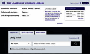 Library.claremont.edu thumbnail