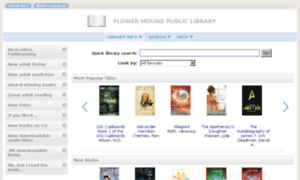 Library.flower-mound.com thumbnail