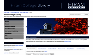 Library.hiram.edu thumbnail