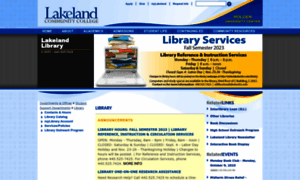 Library.lakelandcc.edu thumbnail
