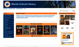 Library.menloschool.org thumbnail