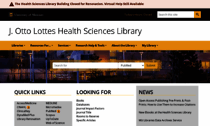 Library.muhealth.org thumbnail