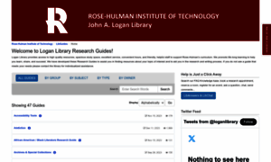 Library.rose-hulman.edu thumbnail