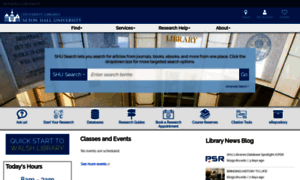 Library.shu.edu thumbnail