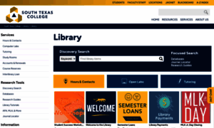 Library.southtexascollege.edu thumbnail