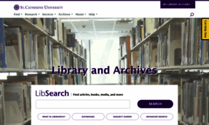 Library.stkate.edu thumbnail