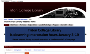 Library.triton.edu thumbnail