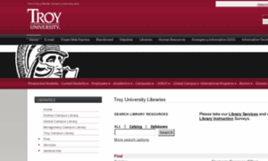 Library.troy.edu thumbnail