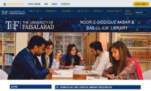 Library.tuf.edu.pk thumbnail