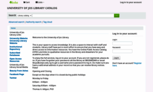 Library.unijos.edu.ng thumbnail
