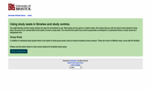 Librarybookings.bristol.ac.uk thumbnail