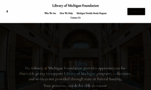 Libraryofmichiganfoundation.org thumbnail