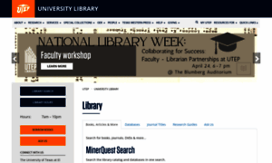 Libraryweb.utep.edu thumbnail