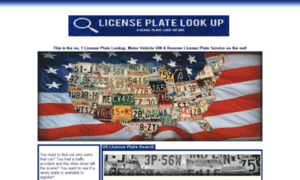 License-plate-look-up.org thumbnail