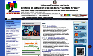 Liceocrespi.edu.it thumbnail