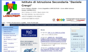 Liceocrespi.gov.it thumbnail