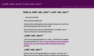 Liest-liesst.de thumbnail