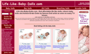 Life-like-baby-dolls.com thumbnail