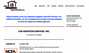 Lifeadoption.org thumbnail