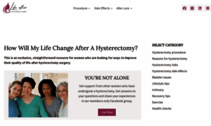 Lifeafterhysterectomy.com thumbnail