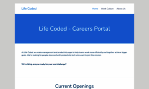 Lifecoded.jobsoid.com thumbnail