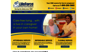 Lifeforceeldercare.com thumbnail